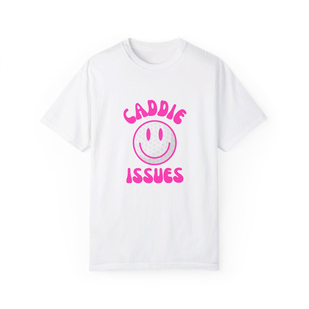 Caddie Issues Golf Unisex Garment-Dyed Graphic Tee T-shirt