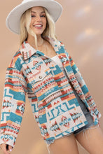 Load image into Gallery viewer, CAROLINA Aztec Western Shacket
