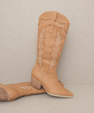 Load image into Gallery viewer, AINSLEY Embroidered Cowboy Boot
