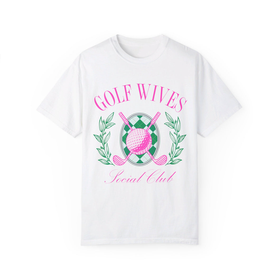 Golf Wives Social Club Unisex Garment-Dyed T-shirt Graphic Tee