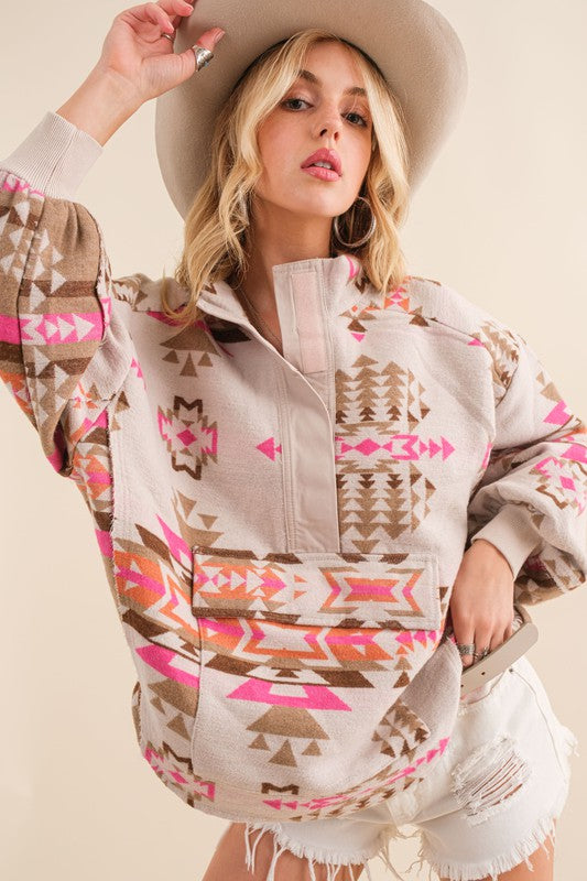 DAKOTA Aztec Western Pullover