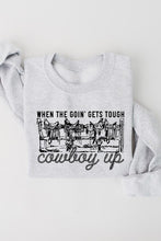 Load image into Gallery viewer, COWBOY UP Graphic Fleece Sweatshirt
