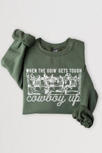 Load image into Gallery viewer, COWBOY UP Graphic Fleece Sweatshirt
