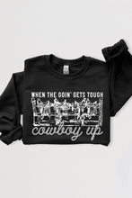 Load image into Gallery viewer, COWBOY UP Graphic Fleece Sweatshirt
