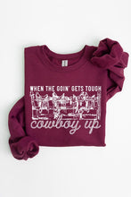 Load image into Gallery viewer, COWBOY UP Graphic Fleece Sweatshirt
