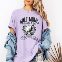 Load image into Gallery viewer, Golf Moms Country Club Unisex Garment-Dyed T-shirt Graphic Tee Best By Par
