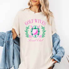 Load image into Gallery viewer, Golf Wives Social Club Unisex Garment-Dyed T-shirt Graphic Tee
