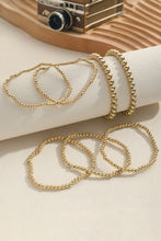 Load image into Gallery viewer, Gold 7pcs/Set Minimalist Plated Beaded Luxury Bracelet Set
