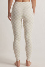 Load image into Gallery viewer, Gray Checkered Pattern High Waist Skinny Leggings
