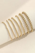 Load image into Gallery viewer, Gold 7pcs/Set Minimalist Plated Beaded Luxury Bracelet Set
