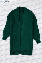 Load image into Gallery viewer, MEMPHIS Heathered Open Front Longline Cardigan
