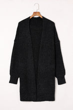 Load image into Gallery viewer, MEMPHIS Heathered Open Front Longline Cardigan
