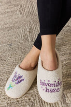 Load image into Gallery viewer, Lavender Haze Swiftie Slippers
