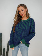 Load image into Gallery viewer, CANYON Round Neck Long Sleeve Sweater
