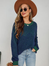 Load image into Gallery viewer, CANYON Round Neck Long Sleeve Sweater
